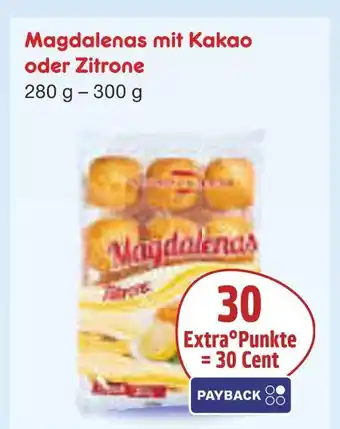 Netto Marken-Discount Magdalenas mit kakao oder zitrone Angebot
