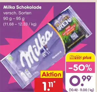 Netto Marken-Discount Milka schokolade Angebot