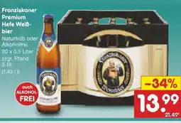 Netto Marken-Discount Franziskaner premium hefe weißbier naturtrüb Angebot