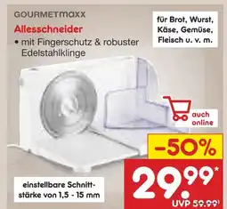 Netto Marken-Discount Gourmetmaxx allesschneider Angebot