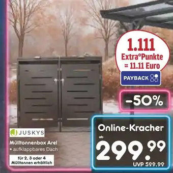 Netto Marken-Discount Juskys mülltonnenbox arel Angebot