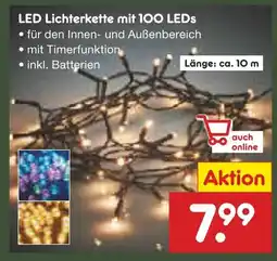 Netto Marken-Discount Led lichterkette mit 100 leds Angebot