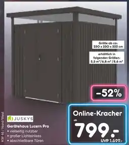 Netto Marken-Discount Juskys gerätehaus luzern pro Angebot