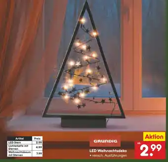Netto Marken-Discount Grundig led stern Angebot