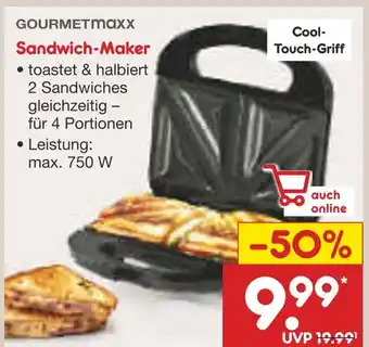 Netto Marken-Discount Gourmetmaxx sandwich-maker Angebot