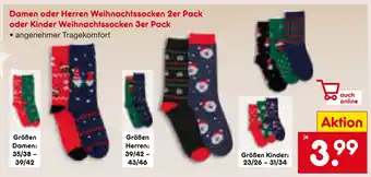Netto Marken-Discount Damen weihnachtssocken 2er pack Angebot