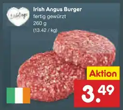 Netto Marken-Discount Irish angus burger Angebot