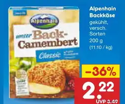 Netto Marken-Discount Alpenhain back-camembert classic Angebot