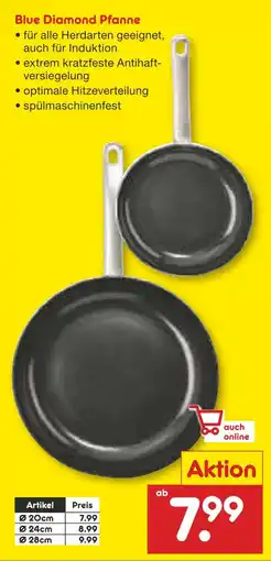 Netto Marken-Discount Blue diamond pfanne ø 20cm Angebot