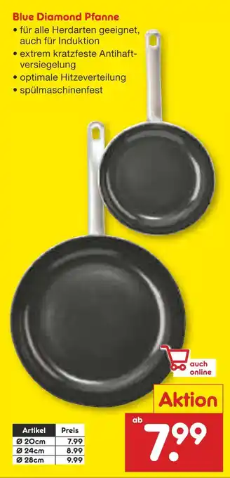 Netto Marken-Discount Blue diamond pfanne ø 20cm Angebot
