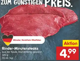 Netto Marken-Discount Rinder-minutensteaks Angebot