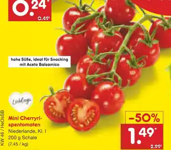 Netto Marken-Discount Mini cherryri-spentomaten Angebot