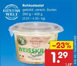 Netto Marken-Discount Genuss well rohkostsalat Angebot