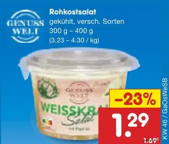 Netto Marken-Discount Genuss well rohkostsalat Angebot