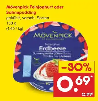 Netto Marken-Discount Mövenpick feinjoghurt Angebot