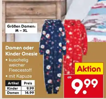 Netto Marken-Discount Damen onesie Angebot