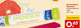 Netto Marken-Discount Prolife brausetabletten magnesium Angebot
