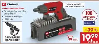 Netto Marken-Discount Einhell akkuschrauber 3,6v Angebot