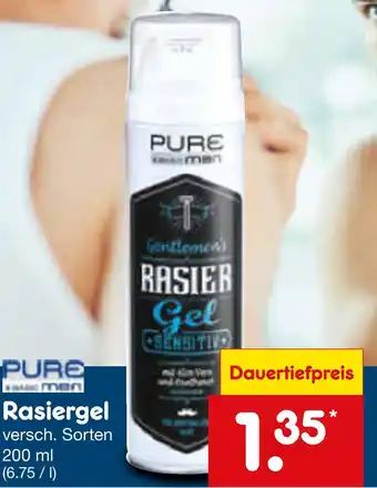 Netto Marken-Discount Pure basic men rasiergel Angebot