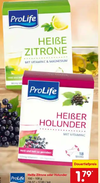 Netto Marken-Discount Prolife heiße zitrone Angebot