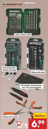 Netto Marken-Discount Mannesmann versch. bohrer-sets Angebot