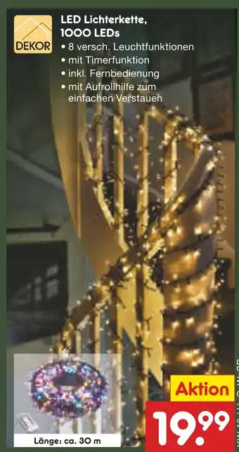Netto Marken-Discount Led lichterkette Angebot