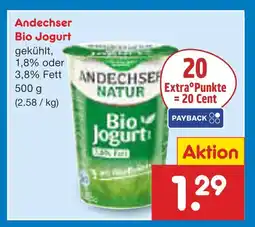 Netto Marken-Discount Andechser natur bio jogurt Angebot