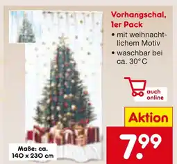 Netto Marken-Discount Vorhangschal, 1er pack Angebot