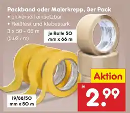 Netto Marken-Discount Packband oder malerkrepp Angebot