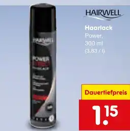 Netto Marken-Discount Hairwell haarlack power Angebot