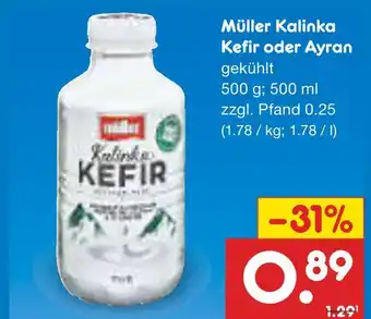 Netto Marken-Discount Müller kalinka kefir Angebot