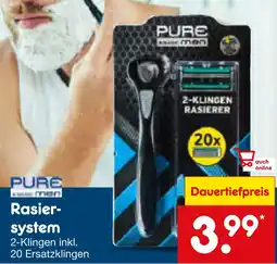 Netto Marken-Discount Pure basic men rasier-system Angebot