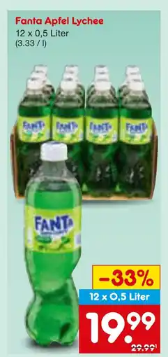 Netto Marken-Discount Fanta apfel lychee Angebot