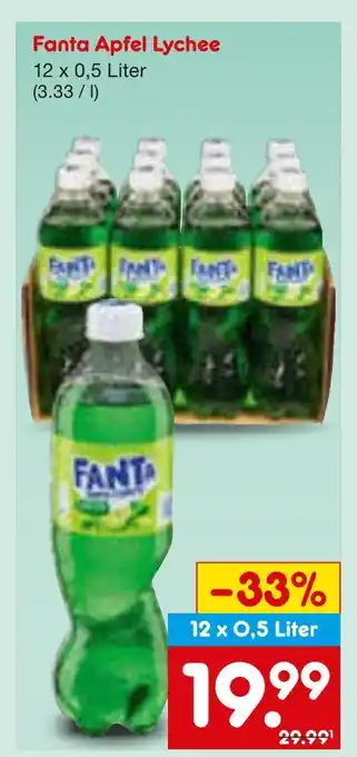 Netto Marken-Discount Fanta apfel lychee Angebot