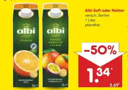 Netto Marken-Discount Albi saft orange Angebot