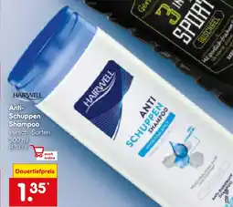 Netto Marken-Discount Hairwell anti-schuppen shampoo Angebot