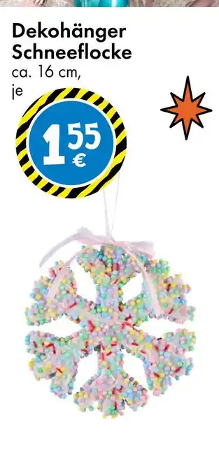 TEDi Dekohänger schneeflocke Angebot