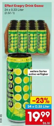 Netto Marken-Discount Effect energy drink gazoz Angebot