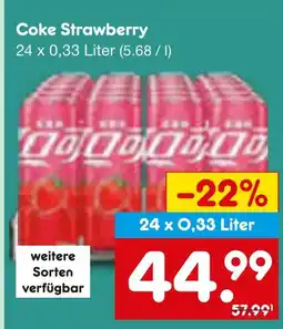 Netto Marken-Discount Coke strawberry Angebot
