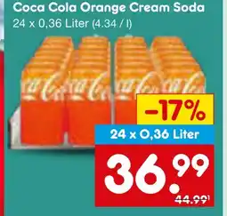 Netto Marken-Discount Coca cola orange cream soda Angebot
