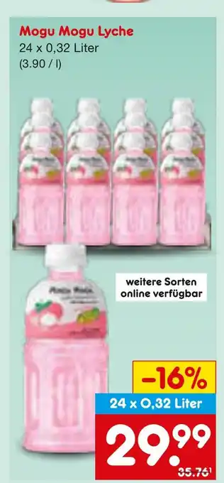 Netto Marken-Discount Mogu mogu lychee Angebot