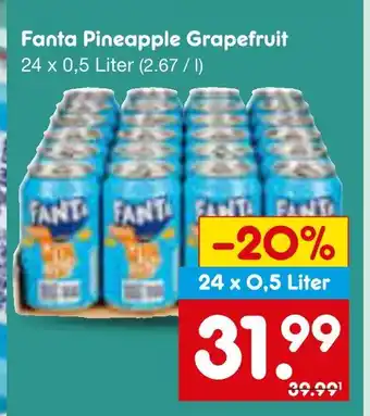 Netto Marken-Discount Fanta pineapple grapefruit Angebot