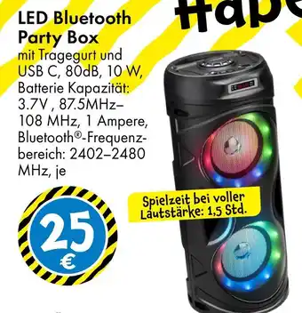TEDi Led bluetooth party box Angebot