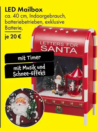 TEDi Led mailbox Angebot