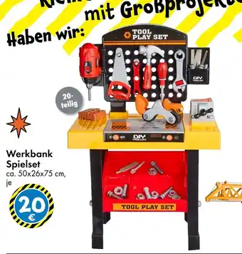 TEDi Werkbank spielset Angebot