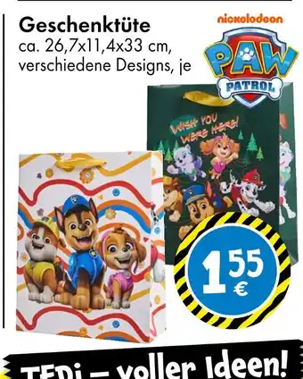 TEDi Geschenktüte Angebot