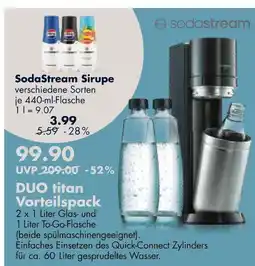 V Markt Sodastream sirupe Angebot