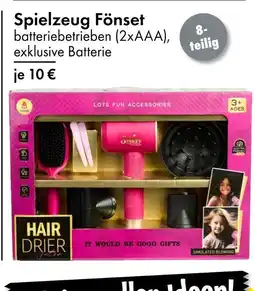 TEDi Spielzeug fönset Angebot