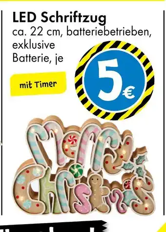 TEDi Led schriftzug Angebot