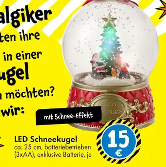 TEDi Led schneekugel Angebot